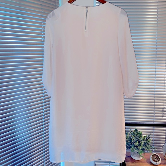 Cream Chic Loose Mini Dress - Picture 2 of 4